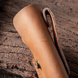 Maxbell Universal Knife Sheath Durable PU Leather Foldable for Chef Knife B