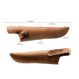 Maxbell Universal Knife Sheath Durable PU Leather Foldable for Chef Knife B