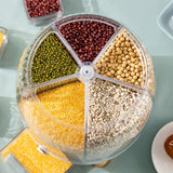 Maxbell Maxbell Rotating Rice Storage Container Cereal Dispenser for Kitchen Cupboard Flour Green