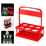 Maxbell Maxbell Beverage Delivery Holder Foldable Drink Carrier for Home Restaurant Office Red
