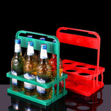 Maxbell Maxbell Beverage Delivery Holder Foldable Drink Carrier for Home Restaurant Office Red