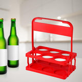 Maxbell Maxbell Beverage Delivery Holder Foldable Drink Carrier for Home Restaurant Office Red