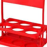 Maxbell Maxbell Beverage Delivery Holder Foldable Drink Carrier for Home Restaurant Office Red