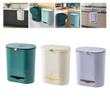 Maxbell Maxbell Multipurpose Trash Bin 9L Hanging Waste Can for Toilet Living Room Dormitory Green