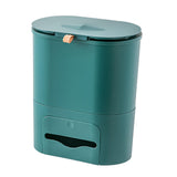 Maxbell Maxbell Multipurpose Trash Bin 9L Hanging Waste Can for Toilet Living Room Dormitory Green