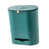 Maxbell Maxbell Multipurpose Trash Bin 9L Hanging Waste Can for Toilet Living Room Dormitory Green