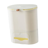 Maxbell Maxbell Multipurpose Trash Bin 9L Hanging Waste Can for Toilet Living Room Dormitory Beige