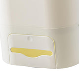 Maxbell Maxbell Multipurpose Trash Bin 9L Hanging Waste Can for Toilet Living Room Dormitory Beige