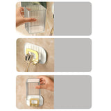 Maxbell Toothbrush Holder With Mug Durable Decoration for Dormitory Bedroom Home Clear