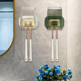 Maxbell Toothbrush Holder With Mug Durable Decoration for Dormitory Bedroom Home Clear
