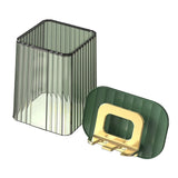 Maxbell Toothbrush Holder With Mug Durable Decoration for Dormitory Bedroom Home Green