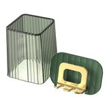 Maxbell Toothbrush Holder With Mug Durable Decoration for Dormitory Bedroom Home Green