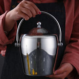 Maxbell Maxbell Ice Bucket Cooler Double Insulated Storage Container for Hotel Dining Room 1.2L