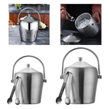 Maxbell Maxbell Ice Bucket Cooler Double Insulated Storage Container for Hotel Dining Room 1.2L