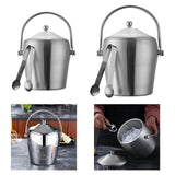 Maxbell Maxbell Ice Bucket Cooler Double Insulated Storage Container for Hotel Dining Room 1.2L