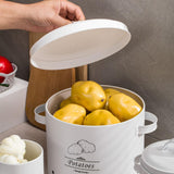 Maxbell Maxbell 3x Kitchen Canister with Airtight Lids Bin for Food Storage Tea Coffee