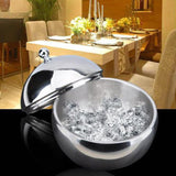 Maxbell Maxbell Stainless Steel Ice Grain Bucket Mini Champagne Bucket for Kitchen Home