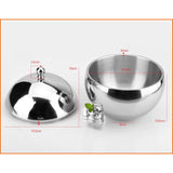 Maxbell Maxbell Stainless Steel Ice Grain Bucket Mini Champagne Bucket for Kitchen Home