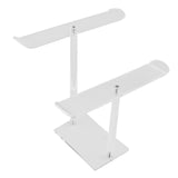 Maxbell Acrylic Headband Holder Hairband Display Stand Protection Durable for Watch 2 Tier