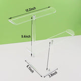 Maxbell Acrylic Headband Holder Hairband Display Stand Protection Durable for Watch 2 Tier