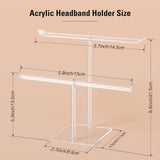 Maxbell Maxbell Hair Hoop Organizer Protection Hairband Display Stand for Bangles Watch