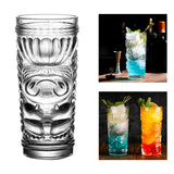 Maxbell Old Fashioned Drinks Glasses Tea Water Cup Large Drinkware for Anniversary Style B