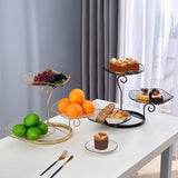 Maxbell Multilayer Drain Basket Organizer Holder Metal Frame for Countertop Kitchen Aureate