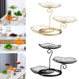 Maxbell Multilayer Drain Basket Organizer Holder Metal Frame for Countertop Kitchen Aureate