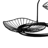 Maxbell Multilayer Drain Basket Organizer Holder Metal Frame for Countertop Kitchen Black