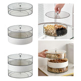Maxbell Creative Dried Fruit Plate Snack Storage Box for Living Room Home Party 1 Tier