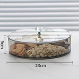 Maxbell Creative Dried Fruit Plate Snack Storage Box for Living Room Home Party 1 Tier