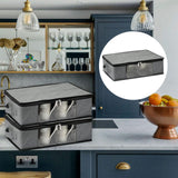 Maxbell Maxbell China Storage Containers 12 Slots Hard Shell Glassware Bins for Coffee Mug