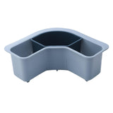 Maxbell catcher Basket Triangle Sink Strainer Colander for Kitchen Blue