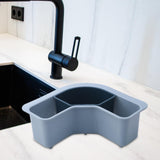 Maxbell catcher Basket Triangle Sink Strainer Colander for Kitchen Blue