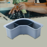 Maxbell catcher Basket Triangle Sink Strainer Colander for Kitchen Blue