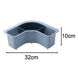 Maxbell catcher Basket Triangle Sink Strainer Colander for Kitchen Blue