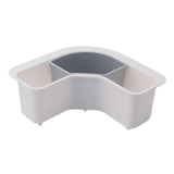 Maxbell catcher Basket Triangle Sink Strainer Colander for Kitchen White