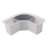 Maxbell catcher Basket Triangle Sink Strainer Colander for Kitchen White