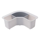 Maxbell catcher Basket Triangle Sink Strainer Colander for Kitchen White