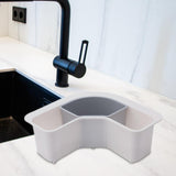 Maxbell catcher Basket Triangle Sink Strainer Colander for Kitchen White