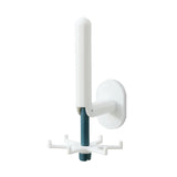 Maxbell Wall Mounted Kitchen Utensil Hook 6 Hooks Door Hook for Home Cabinet White and Bue