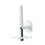 Maxbell Wall Mounted Kitchen Utensil Hook 6 Hooks Door Hook for Home Cabinet White and Bue