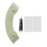 Maxbell Pot Lid Storage Rack Pan Organizer Wall Mount Self Adhesive Compact Durable Green