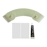 Maxbell Pot Lid Storage Rack Pan Organizer Wall Mount Self Adhesive Compact Durable Green