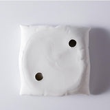 Maxbell Ceramic Dinner Plate Modern Elegant 6inch for Restaurant Party White