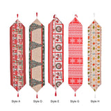 Maxbell Christmas Tablecloth Multipurpose Reusable for Party Gatherings Holiday Style A