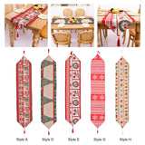 Maxbell Christmas Tablecloth Multipurpose Reusable for Party Gatherings Holiday Style A