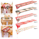 Maxbell Christmas Tablecloth Multipurpose Reusable for Party Gatherings Holiday Style A