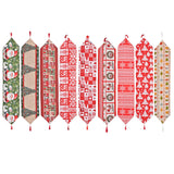Maxbell Christmas Tablecloth Multipurpose Reusable for Party Gatherings Holiday Style A