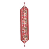 Maxbell Christmas Tablecloth Multipurpose Reusable for Party Gatherings Holiday Style A